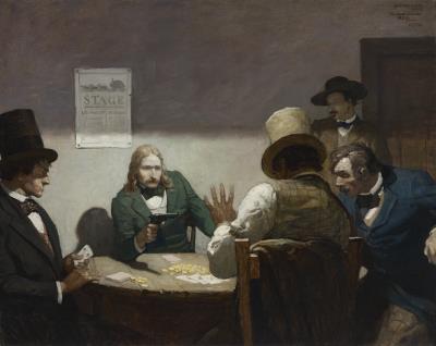 Wild Bill Hickok at the Cards